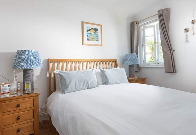 Bedroom 3 on the first floor is a delightful double room with a comfy king-size bed.