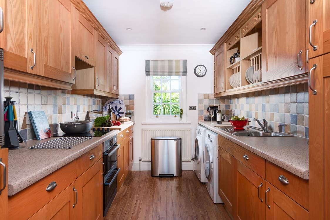 The kitchen has all the equipment you'll need to cook a holiday meal.