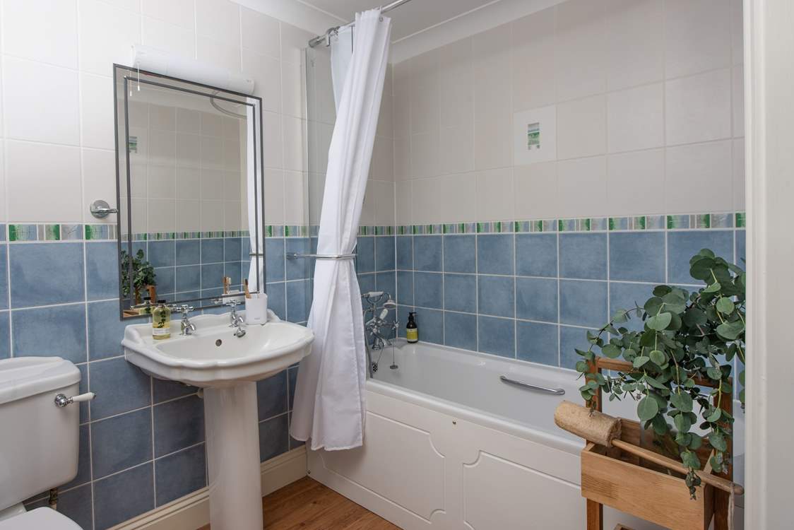 The family bathroom is on the ground floor alongside bedrooms 1 & 2.