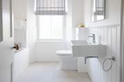 The super bathroom is on the first floor with a bath and shower cubicle.