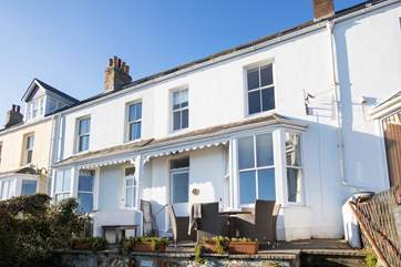 The gorgeous outside terrace is the perfect place for al fresco dining.