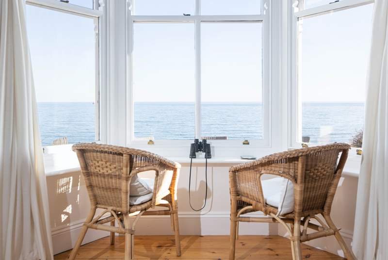 Sit and gaze at the fabulous sea vistas from dawn until dusk.