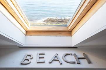 And you can even see the sea from the Velux windows.