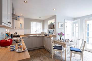 The Kitchen/breakfast room.