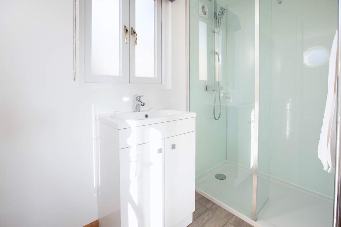 The en suite shower-room to Bedroom 1.