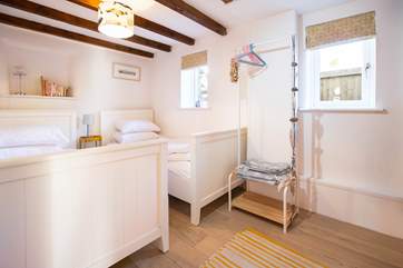 Bedroom 2 has twin beds.