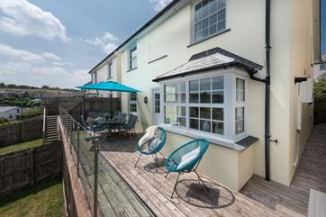 Enjoy the great outdoors on the wrap around terrace.
