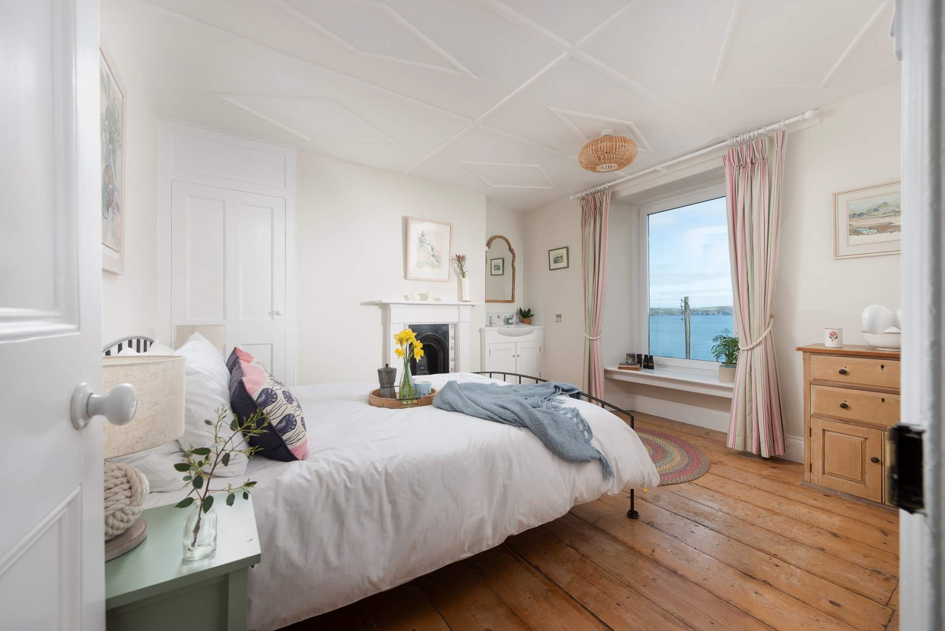 Bedroom 1 is oh so pretty.