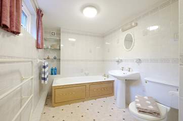 The en suite bathroom to Bedroom 1.