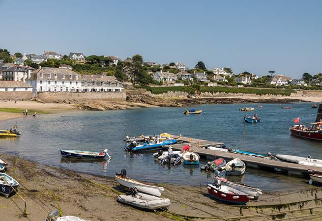 St Mawes is a magical place for a holiday. Wander down to the harbourside and watch the tide ebb and flow, or perhaps take the seasonal passenger ferry to Falmouth.