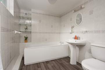The en suite bathroom to Bedroom 1.