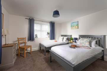 Bedroom 2 is also spacious with an en suite to the right hand side.