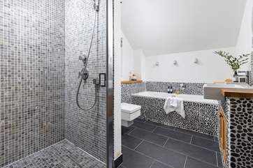 The en suite bathroom room to bedroom 4 on the second floor is pretty special.