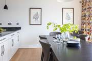 This super sociable space is perfect for guests to chat with the chef.
