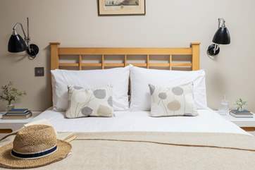 Gorgeous linens and comfy beds await.