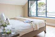 Bedroom 4 on the second floor has a super-king size bed and a view to behold!