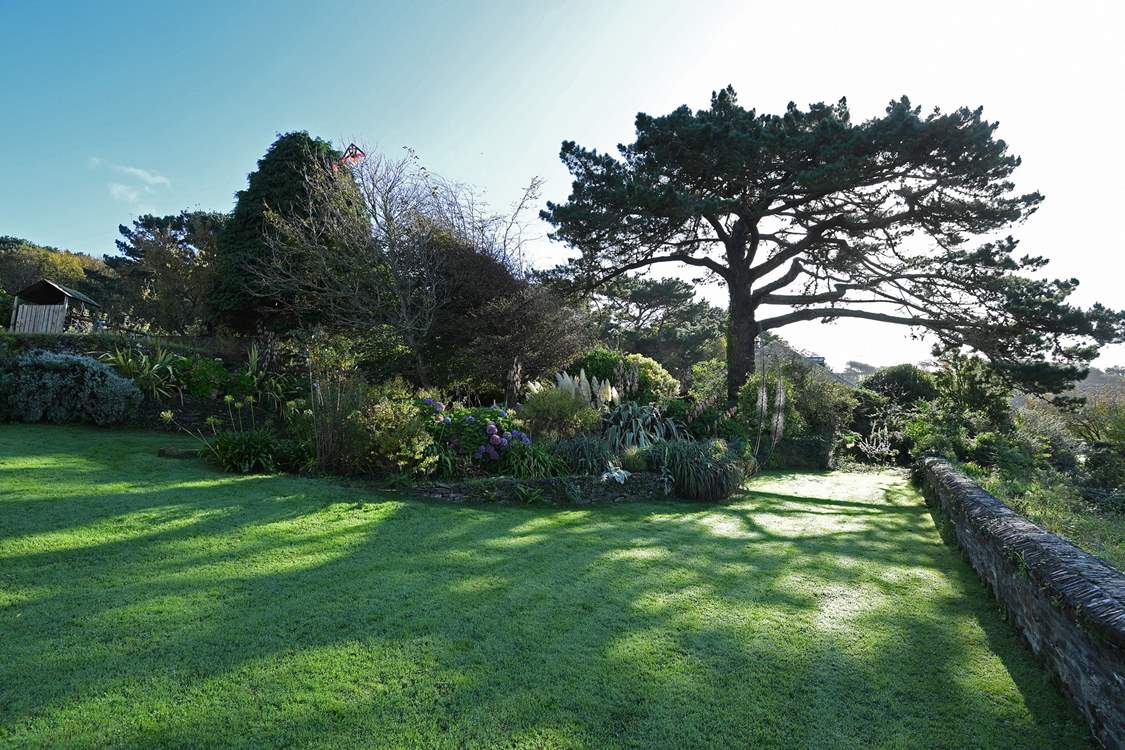 Plenty of garden for children to play outdoor games.