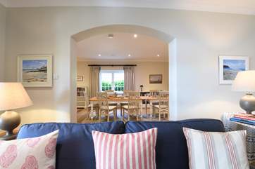 Looking through to the dining-room.