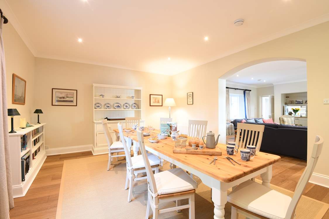 The dining-table is ideal for those family gatherings.