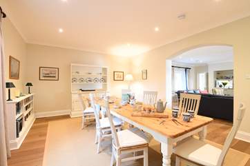 The dining-table is ideal for those family gatherings.