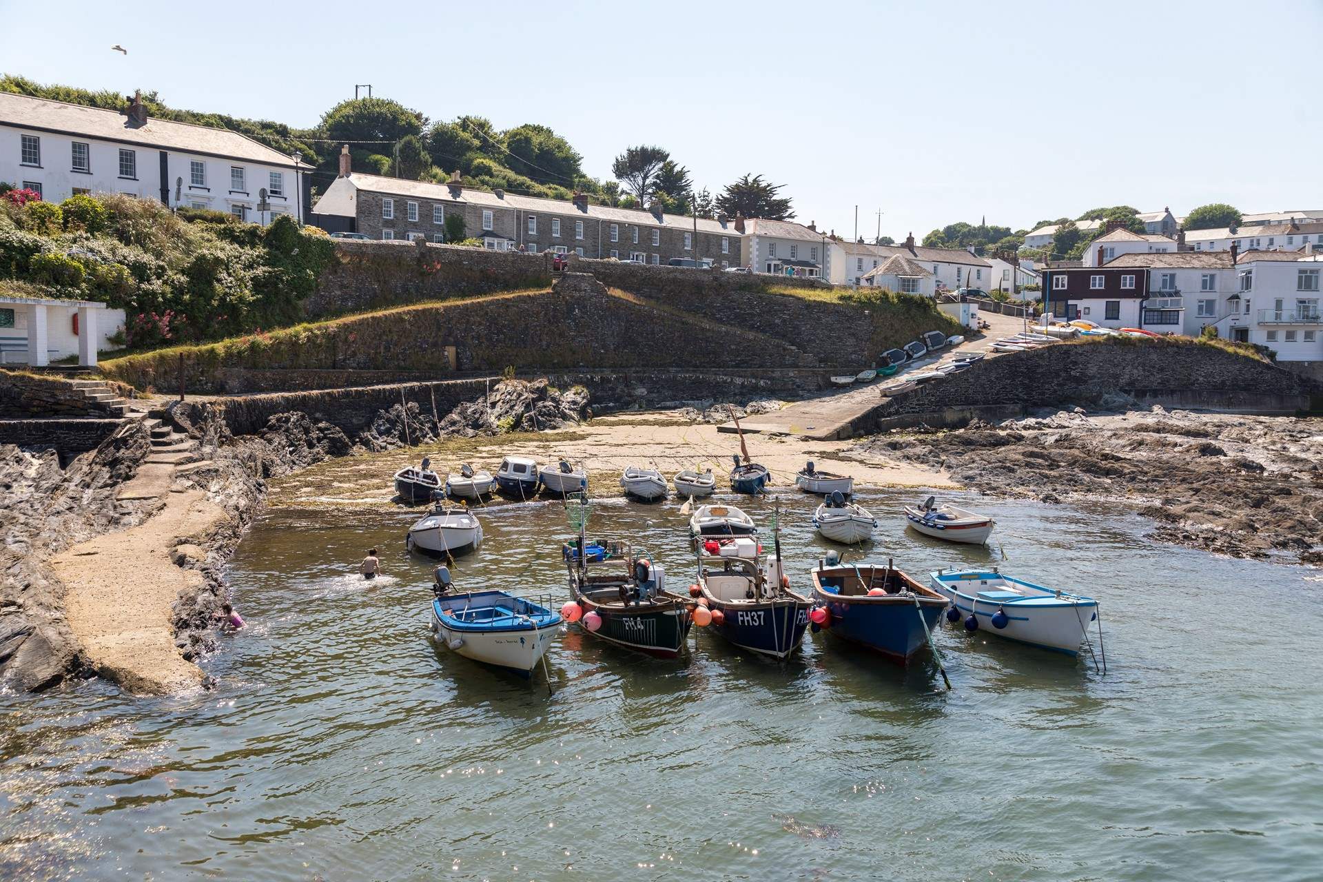 Portscatho is a pretty fishing village.