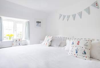 Cosy bedroom 2 for a great night's sleep.