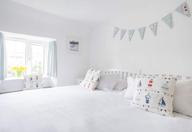 Cosy bedroom 2 for a great night's sleep.