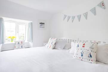 Cosy bedroom 2 for a great night's sleep.