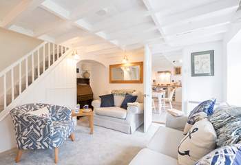 The cosy sitting-room.