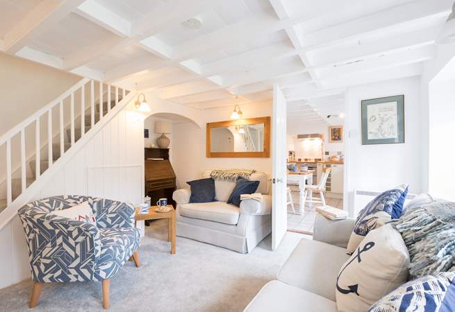 The cosy sitting-room.