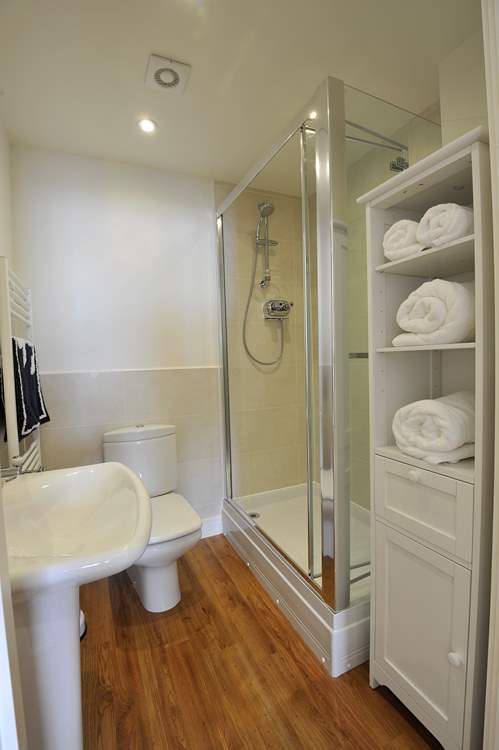 The en suite shower-room to Bedroom 1.