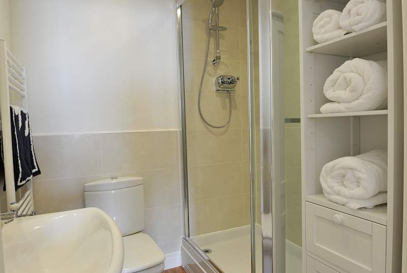 The en suite shower-room to Bedroom 1.
