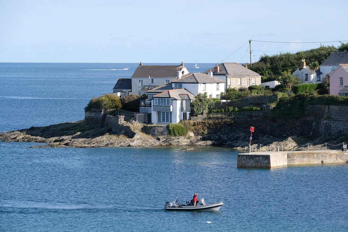 Sit and watch the boats sail by from Portscatho harbour.