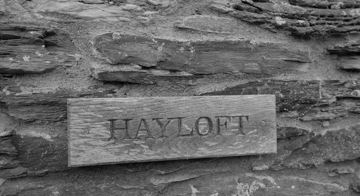 Hayloft is a delightful stone-built barn.