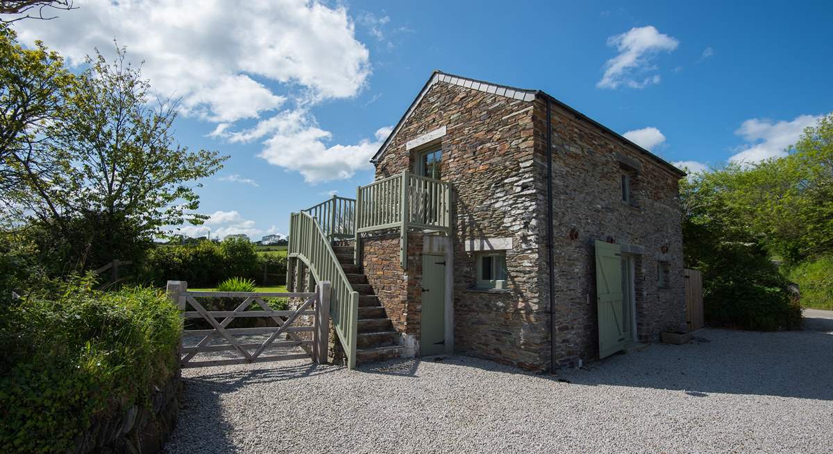 The Hayloft is a lovely stone-built barn.