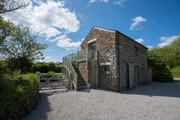 The Hayloft is a lovely stone-built barn.