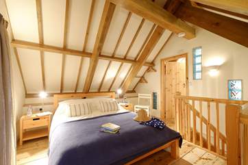 The bedroom.