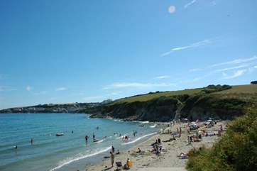 Porthcurnick Beach.