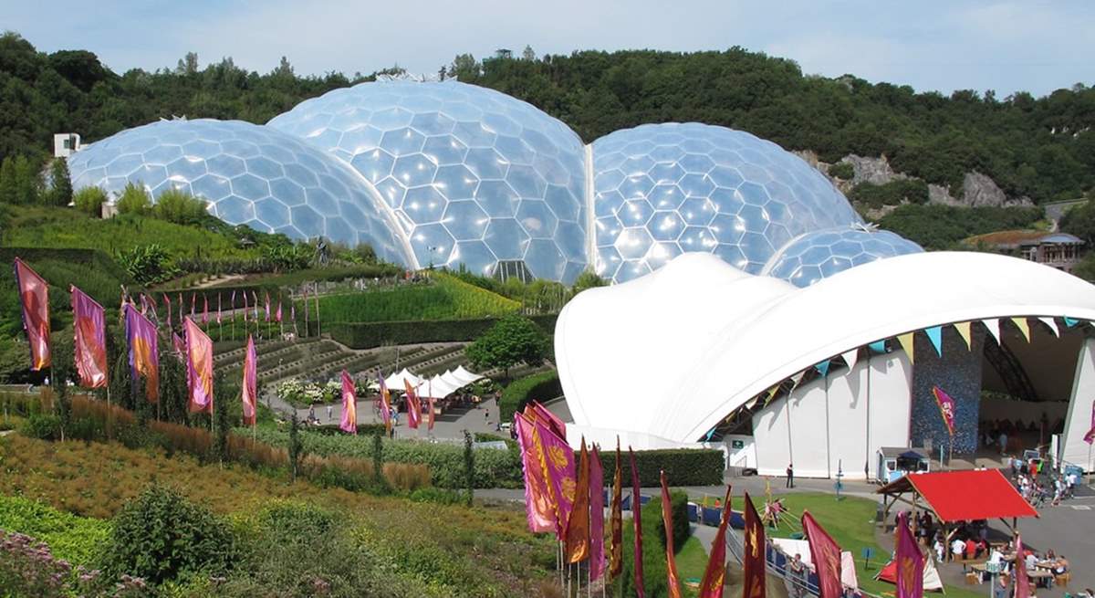 The mighty biomes of the Eden Project, a great place to spend the day.