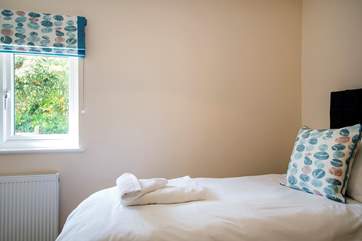 The single bedroom, perfect for either a child or adult.