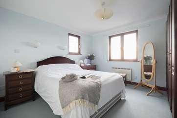 One of the comfortable double bedrooms.