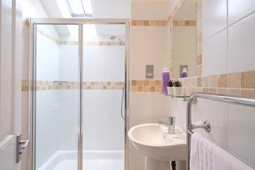 The en suite shower-room to bedroom 3.