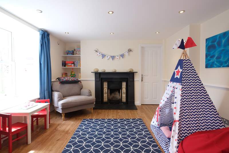 The children's sitting-room is a delight, happy holiday memories will be made here.