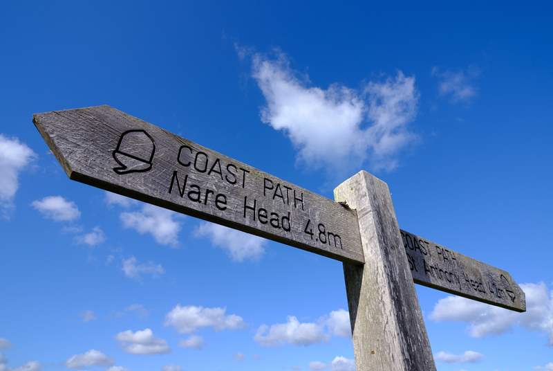 The coast path is virtually on your doorstep.