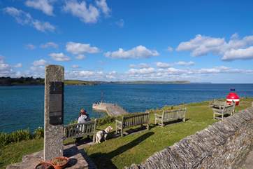 Sit and admire the view on the Lugger.