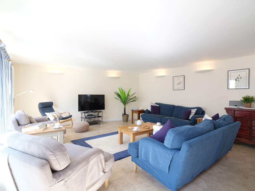 A comfy sofa and a cup of tea, perfect!