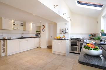 Cook up a storm in the well-equipped kitchen.