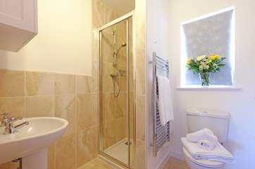 The shower-room.