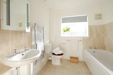 The bathroom.