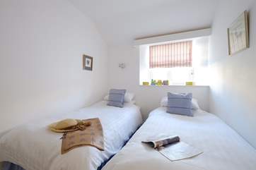 Bedroom three is another twin room, perfect for the younger members of the party.